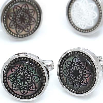 メンズ アクセサリー シェルロートカフス（カフスボタン カフリンクス） Basic 5000 バレンタイン 爆買 | 