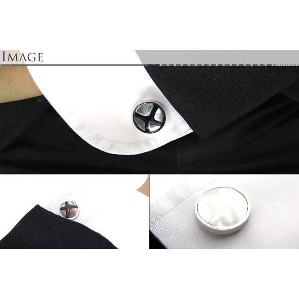 メンズ アクセサリー モルビドシェルカフス（カフスボタン カフリンクス） Basic 5000 バレンタイン 爆買 |  | 03