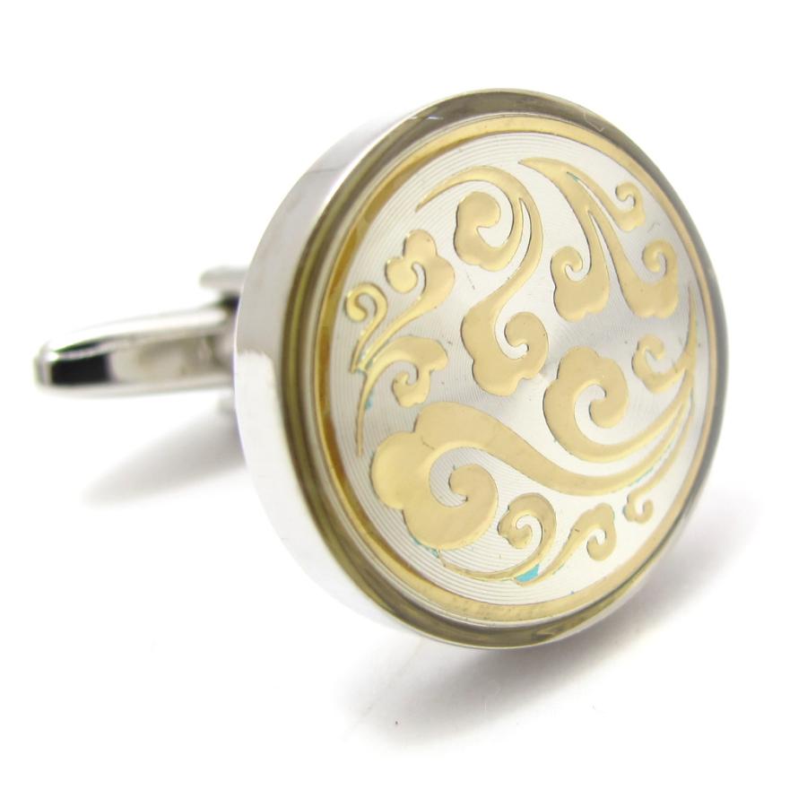 メンズ アクセサリー Value 3500 サーキュラーピクチャー カフス（風）カフスボタン カフリンクス  クリスマス 爆買 |  | 03