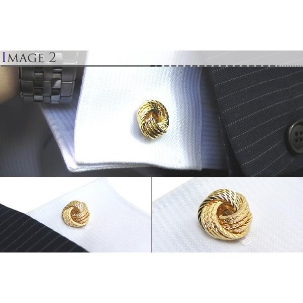 メンズ アクセサリー Value 3500 ジャグスライスゴールド結カフス カフスボタン カフリンクス 金 シンプル 上品 きれい 人気 定番 クリスマス 爆買 |  | 03