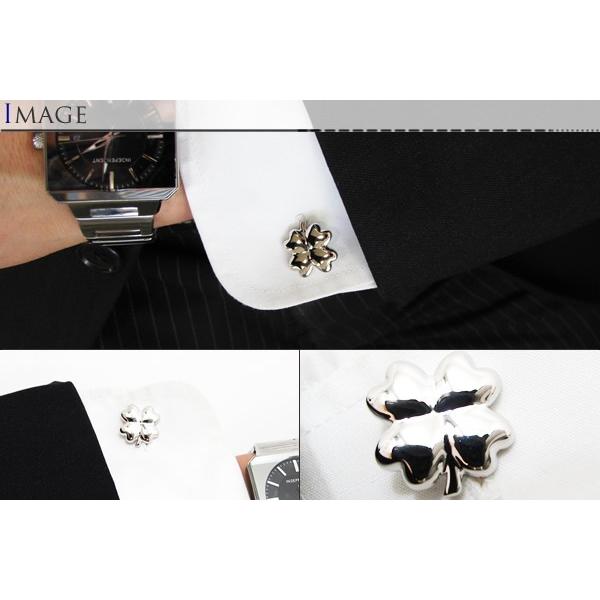 メンズ アクセサリー Simple 2500 クローバー カフス カフスボタン カフリンクス 四葉 縁起 ラッキー クリスマス 爆買 |  | 02