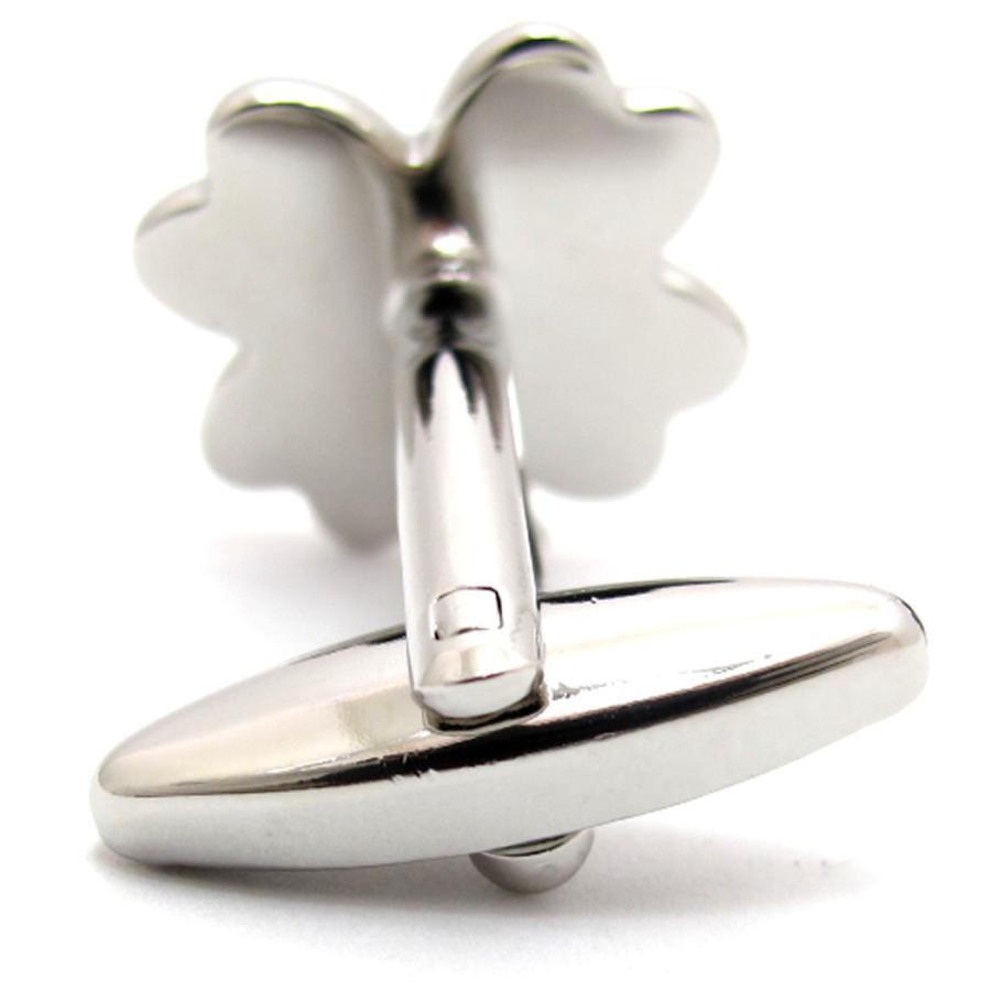 メンズ アクセサリー Simple 2500 クローバー カフス カフスボタン カフリンクス 四葉 縁起 ラッキー クリスマス 爆買 |  | 04