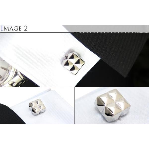 メンズ アクセサリー Simple 2500 スクエア ピラミッドパターン カフ カフスボタン カフリンクス クリスマス 爆買 |  | 03