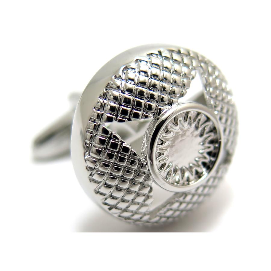 メンズ アクセサリー Simple 2500 メッシュ バルジ カフス カフスボタン カフリンクス クリスマス 爆買 |  | 04