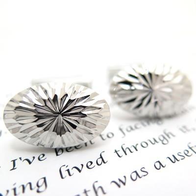 メンズ アクセサリー Simple 2500 ラフサーフィス オーバル カフス カフスボタン カフリンクス シンプル 丸型 クリスマス 爆買 | 