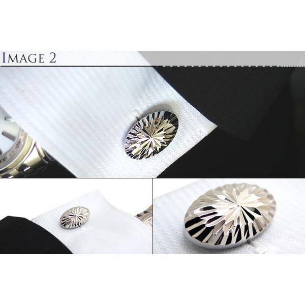 メンズ アクセサリー Simple 2500 ラフサーフィス オーバル カフス カフスボタン カフリンクス シンプル 丸型 クリスマス 爆買 |  | 03