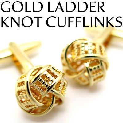 メンズ アクセサリー Value 3500 ゴールドラダー結カフス カフスボタン カフリンクス シンプル 個性 金 華やか パーティ クリスマス 爆買 | 