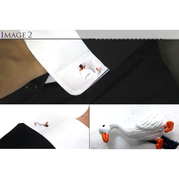 メンズ アクセサリー Value 3500 アヒル カフス カフスボタン カフリンクス 動物 好き アニマル かわい い 鳥 父の日 爆買 |  | 03