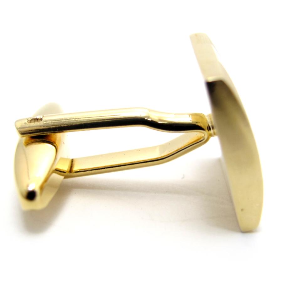 メンズ アクセサリー Simple 2500 マット＆グロス カフス（ゴールド）カフスボタン カフリンクス  クリスマス 爆買 |  | 05