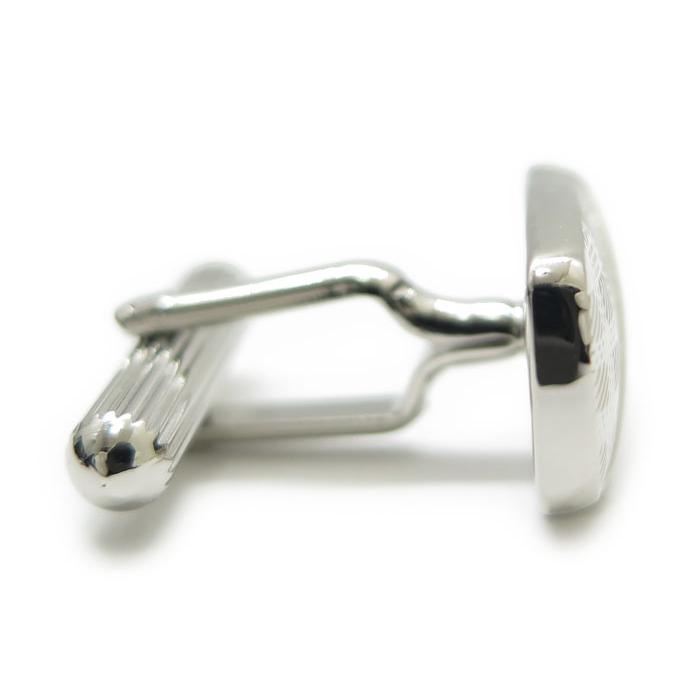 ブランド アクセサリー DAKS ダックス ハーフ ハウスチェック カフス カフスボタン カフリンクス シンプル きれい 父の日 爆買の画像