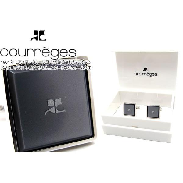 ブランド アクセサリー courreges クレージュ クリアグレーカフス（カフスボタン カフリンクス）父の日 爆買 | courreges