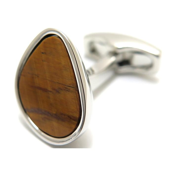 ブランド アクセサリー SIMON CARTER サイモン・カーター オーガニック ペブル カフス（タイガーアイ）カフスボタン カフリンクス バレンタイン 爆買 | SIMON CARTER | 08