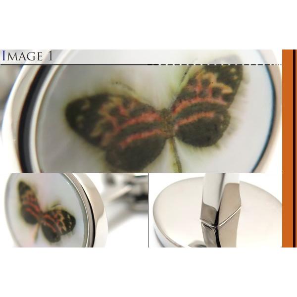 ブランド アクセサリー SIMON CARTER サイモン・カーター ボタニカルオーバルカフス（蝶）カフスボタン カフリンクス バレンタイン 爆買 | SIMON CARTER | 02