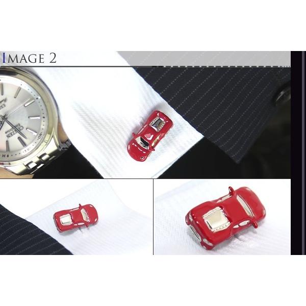 ブランド アクセサリー Babette Wasserman バベットワッサーマン スポーツカー カフス（レッド）カフスボタン カフリンクス 父の日 爆買の画像