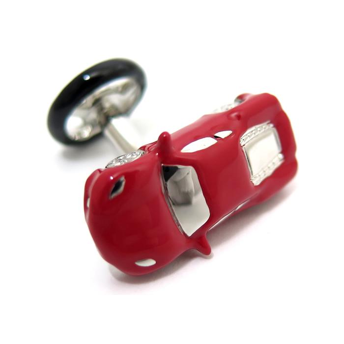 ブランド アクセサリー Babette Wasserman バベットワッサーマン スポーツカー カフス（レッド）カフスボタン カフリンクス 父の日 爆買の画像