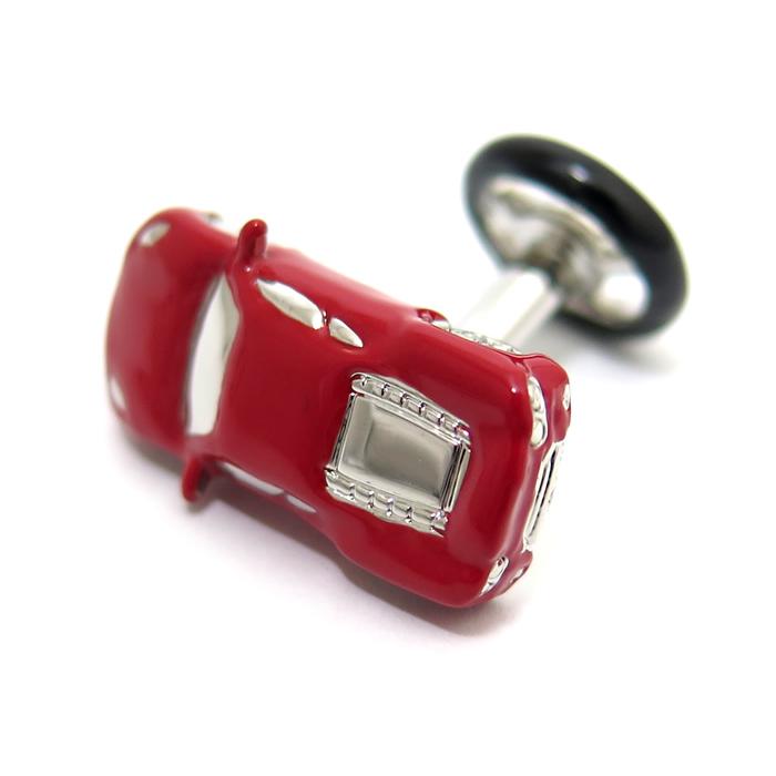 ブランド アクセサリー Babette Wasserman バベットワッサーマン スポーツカー カフス（レッド）カフスボタン カフリンクス 父の日 爆買の画像