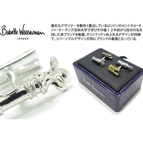 ブランド アクセサリー Babette Wasserman バベットワッサーマン ゴルフ＆ウェアカフス（イエローブラウン）カフスボタン カフリンクス 父の日 爆買