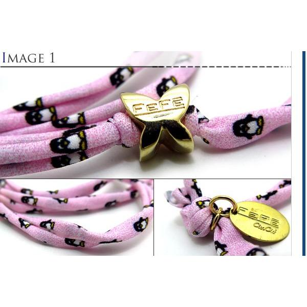 ブランド アクセサリー FeFe Glamour Pochette フェフェグラムールポシェット ペンギンシュシュ（ピンク）（ブレスレット アンクレット）バレンタイン 爆買 |  | 02