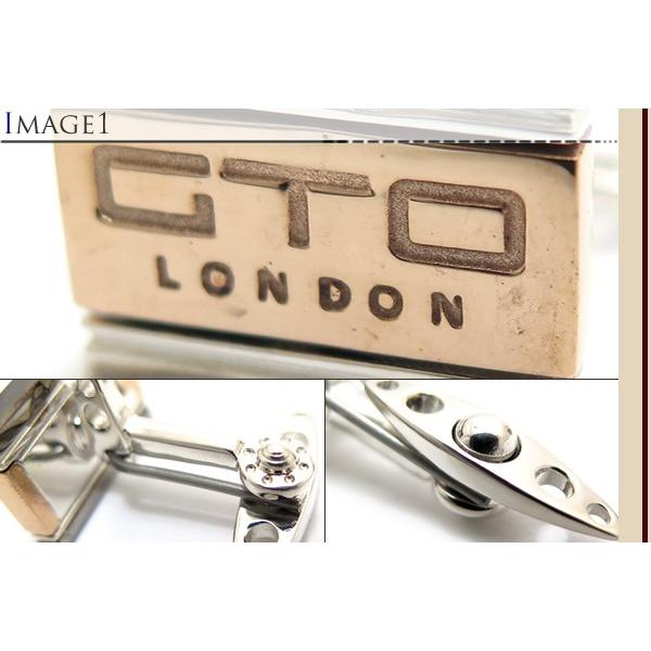 ブランド アクセサリー GTO LONDON GTOロンドン ロゴカフス（リアルフェラーリメタル）カフスボタン カフリンクス  ブランド 父の日 爆買の画像