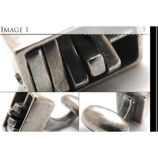 ブランド アクセサリー title of work タイトルオブワーク シルバーエンケースドスピナーカフス（カフスボタン カフリンクス）バレンタイン 爆買 |  | 02