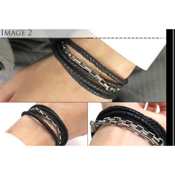 ブランド アクセサリー title of work タイトルオブワーク 5ラップスネークブレイドトゥボックスチェーンブレスレット バレンタイン 爆買 |  | 03
