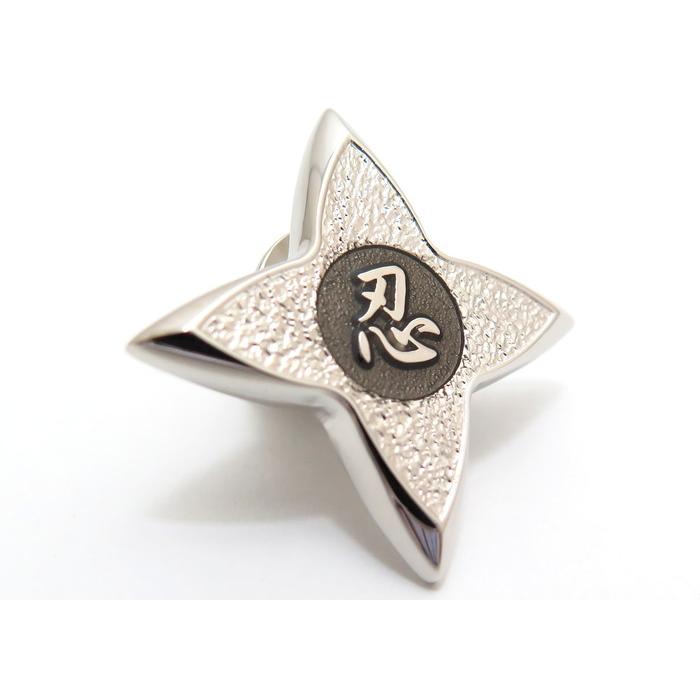 SWANK（スワンク） ブランド アクセサリー 手裏剣 ピンズ（ブラック