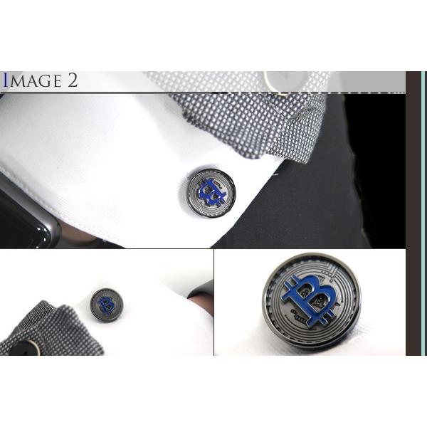 ブランド アクセサリー TATEOSSIAN タテオシアン ノベルティ ブロックチェーンカフス（ガンメタル）（ブランド カフリンクス）父の日 爆買の画像