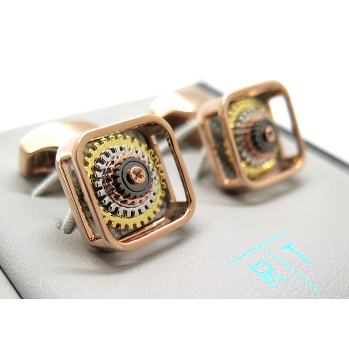 TATEOSSIAN タテオシアン メカニカル パゴダギアカフス（ローズ  