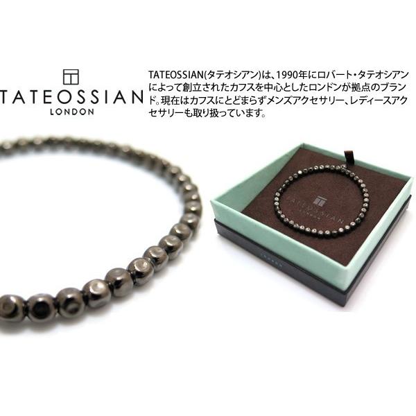 ブランド アクセサリー TATEOSSIAN タテオシアン ピュア シルバーピュアキューブブレスレット（ルテニウム） （ブランド ブレスレット） 父の日｜cufflink