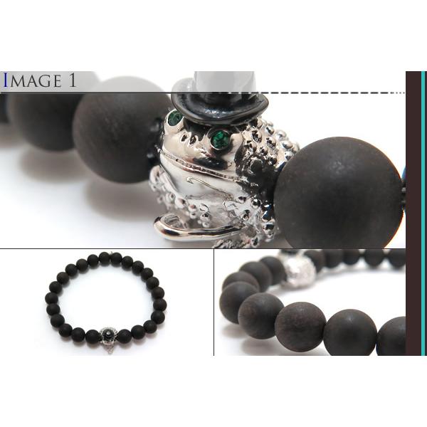 ブランド アクセサリー TATEOSSIAN タテオシアン リープフロッグブレスレット（IPスチール&ブラックウッド）（ブランド ブレスレット）父の日 爆買の画像