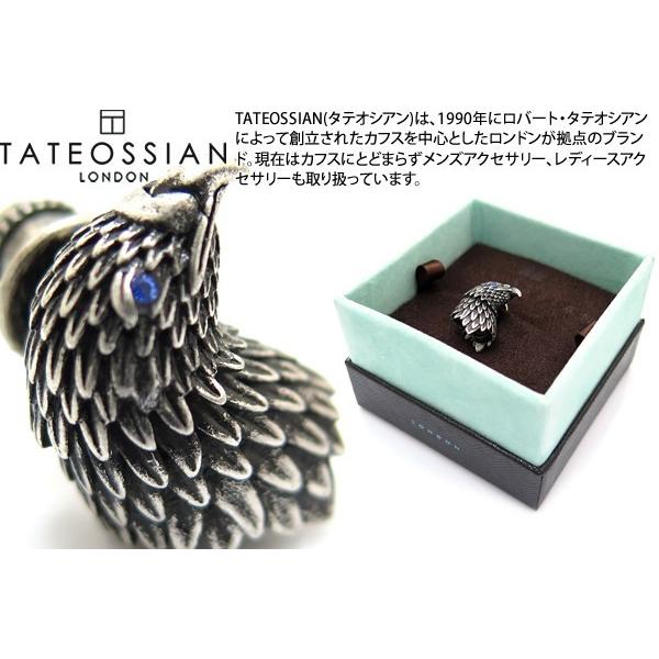 ブランド アクセサリー TATEOSSIAN タテオシアン メカニカルアニマルズ イーグルピンズ（銀古美仕上げ）（ブランド ブローチ） 父の日｜cufflink