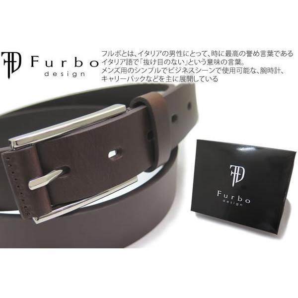 ベルト ブランド Furbo design フルボデザイン レザー バックル 29mm スムース レザー ベルト（ブラウン）本革 牛革 紳士 メンズ ビジネス 黒 父の日 爆買 | Furbo design