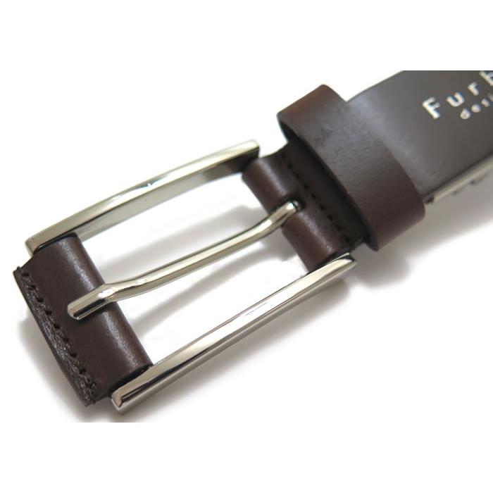 ベルト ブランド Furbo design フルボデザイン レザー バックル 29mm スムース レザー ベルト（ブラウン）本革 牛革 紳士 メンズ ビジネス 黒 父の日 爆買 | Furbo design | 07