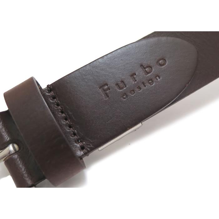 ベルト ブランド Furbo design フルボデザイン オブリーク バックル 29mmスムース レザー ベルト（ブラウン）本革 牛革 紳士 メンズ ビジネス 黒 父の日 | Furbo design | 08