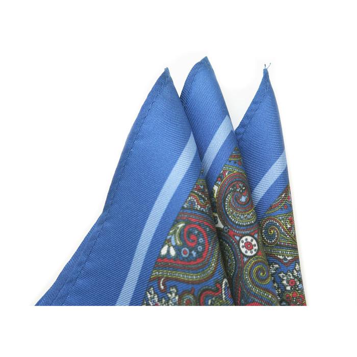 チーフ ブランド SIMON CARTER サイモン・カーター フレーム ペイズリー ポケットチーフ（ネイビー） | SIMON CARTER | 04