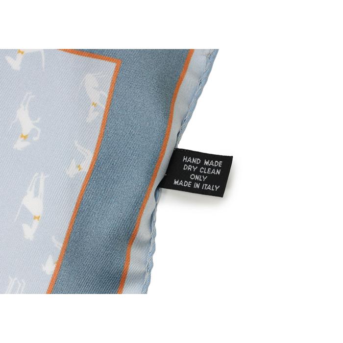 チーフ ブランド SIMON CARTER サイモン・カーター 40周年記念 ジェルベーズ ポケットチーフ（ブルー） | SIMON CARTER | 07