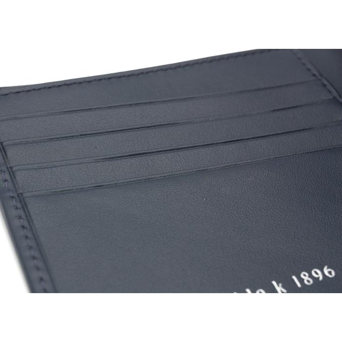 hide k 1896 バイフォールド ウォレット（ネイビー）軽量 薄型 革財布 父の日 爆買 |  | 06