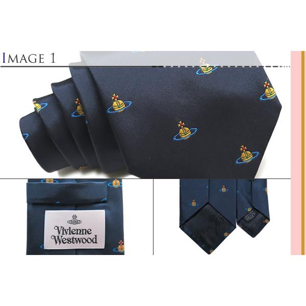 Vivienne ネクタイ　ネイビー　オーブ　フォーマル　ビビアン　単品 Vivienne ネクタイ ネイビー オーブ フォーマル ビビアン 単品