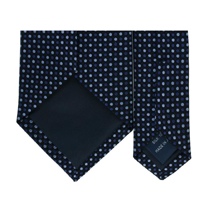 ネクタイ ブランド NEWYORKER ACCESSORY ニューヨーカー アクセサリー バイカラー ドット シルク ネクタイ（ネイビーブルー）レギュラータイ 父の日 爆買 | NEWYORKER | 09