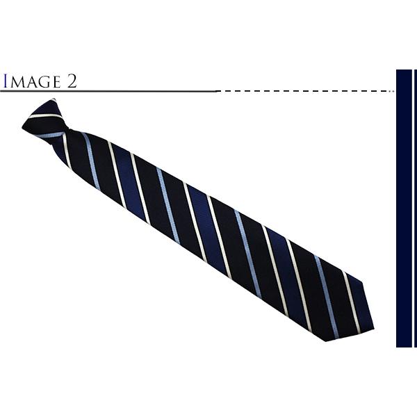 ネクタイ ブランド NEWYORKER ACCESSORY ニューヨーカー アクセサリー シンプル ストライプ シルク ネクタイ（ネイビーブルー）父の日 爆買 | NEWYORKER | 03