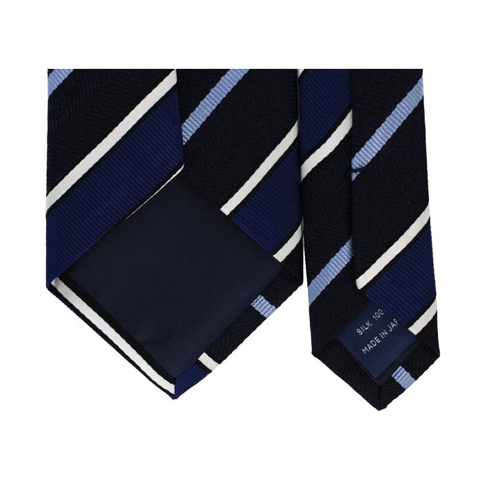 ネクタイ ブランド NEWYORKER ACCESSORY ニューヨーカー アクセサリー シンプル ストライプ シルク ネクタイ（ネイビーブルー）父の日 爆買 | NEWYORKER | 09