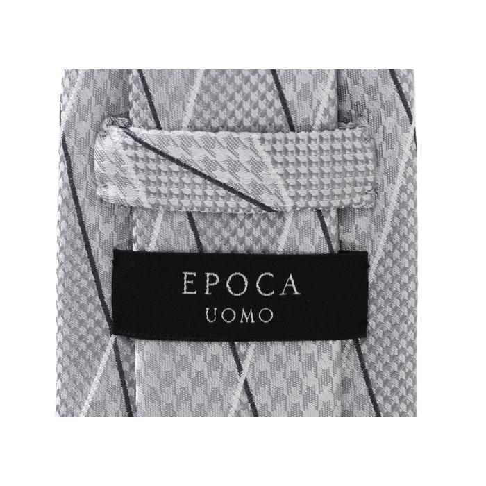 ネクタイ ブランド EPOCA UOMO エポカ ウォモ ハウンドトゥース ダイヤモンド パターン シルク ネクタイ（シルバー）レギュラータイ バレンタイン 爆買 | EPOCA UOMO | 08