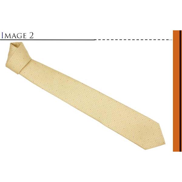 ネクタイ ブランド SIMON CARTER サイモン・カーター ドット＆ハート シルク ネクタイ（ゴールド）レギュラータイ バレンタイン 爆買 | SIMON CARTER | 03