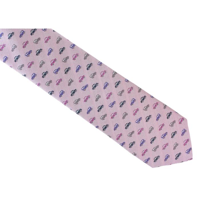 ネクタイ ブランド SIMON CARTER サイモン・カーター カラフル 車 シルク ネクタイ（ピンク）レギュラータイ バレンタイン 爆買 | SIMON CARTER | 05