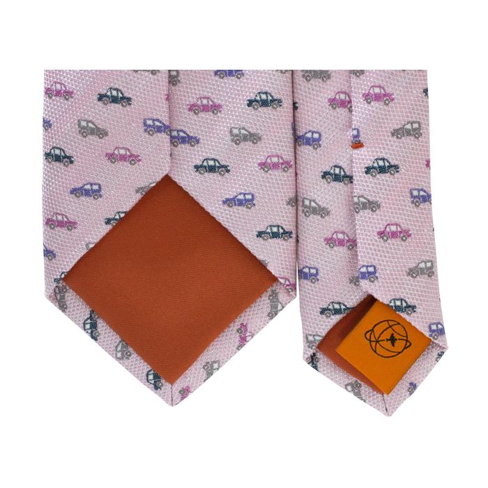 ネクタイ ブランド SIMON CARTER サイモン・カーター カラフル 車 シルク ネクタイ（ピンク）レギュラータイ バレンタイン 爆買 | SIMON CARTER | 08