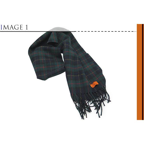 マフラー ブランド SIMON CARTER サイモン・カーター タータンチェック ウール マフラー（グリーン）定番 シンプル マラリウス バレンタイン 爆買 | SIMON CARTER | 02