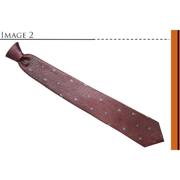 ネクタイ ブランド SIMON CARTER サイモン・カーター フクロウ＆リーフ シルク ネクタイ（ワインレッド）レギュラータイ 父の日 爆買 | SIMON CARTER | 03