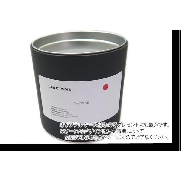 ネクタイ ブランド title of work タイトルオブワーク ホリゾンタル ビューグル ストライプ シルク ネクタイ バレンタイン 爆買 |  | 04