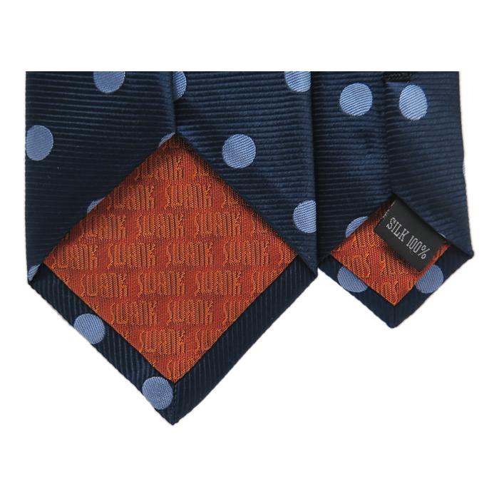 ネクタイ ブランド SWANK スワンク  ベースボール ネクタイ ＆ タイバーセット 青 ドット 野球 バレンタイン 爆買 | SWANK | 08
