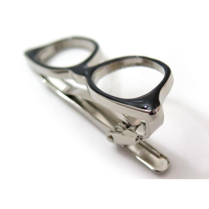 ネクタイ ブランド SWANK スワンク  メガネ（ブラック） ネクタイ ＆ タイバーセット 赤 ドット おもしろ バレンタイン 爆買 | SWANK | 10